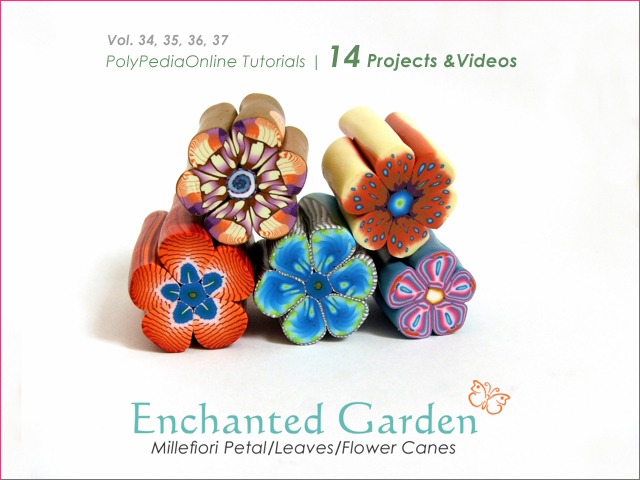 enchanted garden leaves polymer clay tutorial