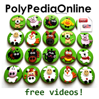 polypediaonline polymer clay tutorials free animal keychains