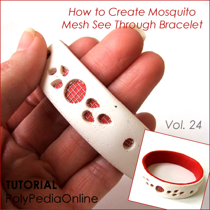 mosquito technique jewelry polymer clay tutorials