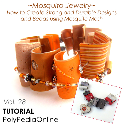 mosquito technique jewelry polymer clay tutorials